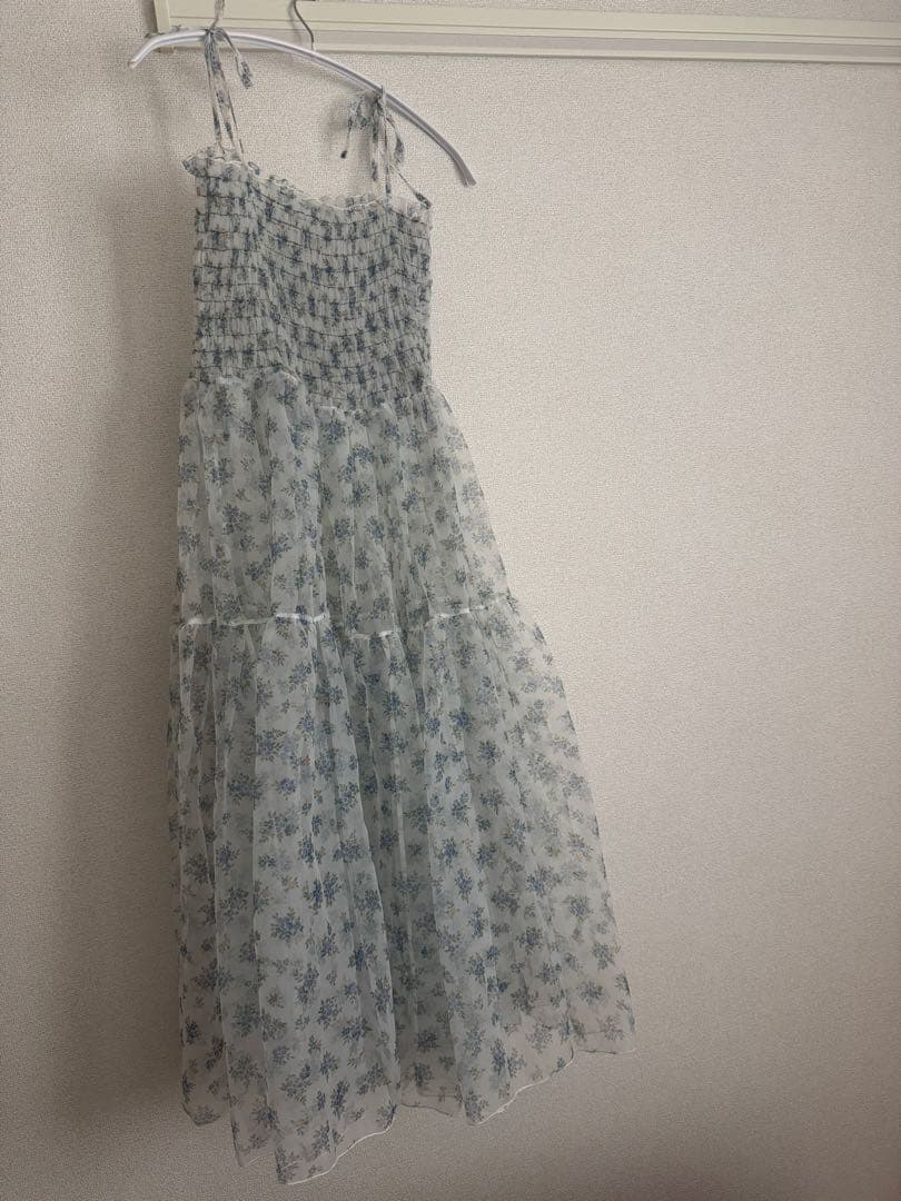 POPPY あさぎーにょ フラワーシースルーキャミドレス