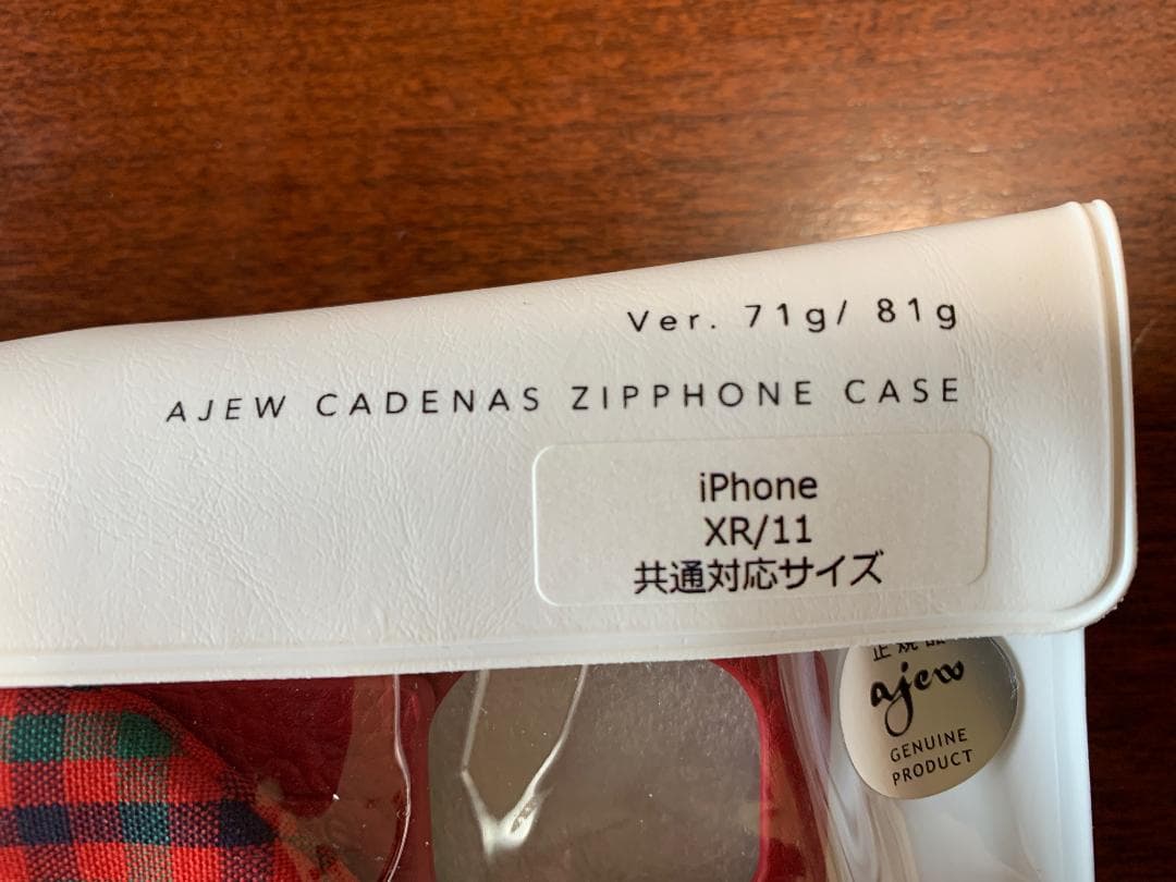 ファミリア ajew コラボ　iPhoneケース　新品　未使用　未開封