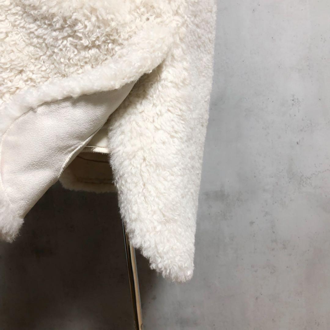 美品　anuke アンヌーク Eco Fur Vest エコファーベスト