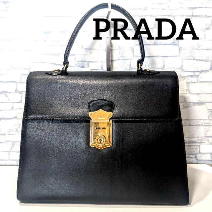 ✨美品✨希少✨　プラダ　PRADA　ハンドバッグ　フォーマル　ビジネスバッグ