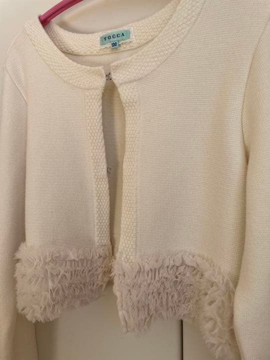 【最終値下げ】TOCCAトッカ上着ワンピース  120靴卒園式 入学式 結婚式