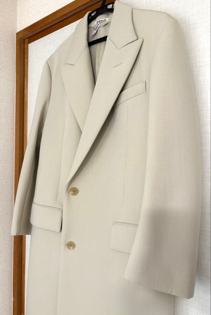 M*n様 未使用12万AURALEE オーラリー 25SS ウールチェスターコー