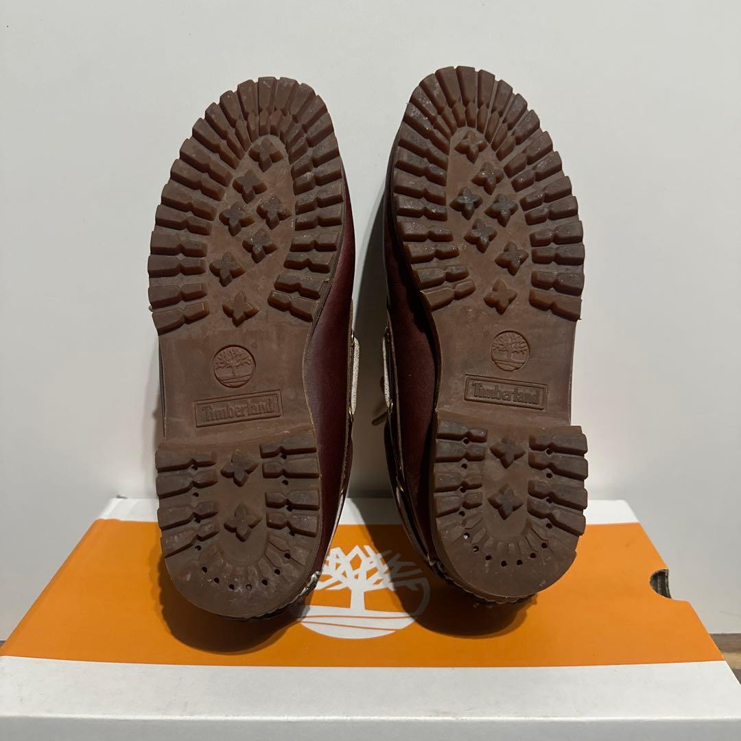 Timberland ダークレッド ローファー