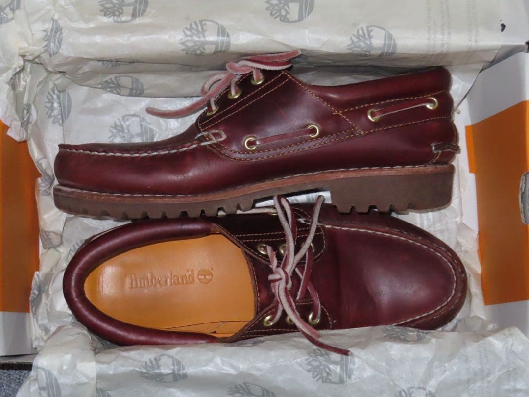 Timberland ダークレッド ローファー