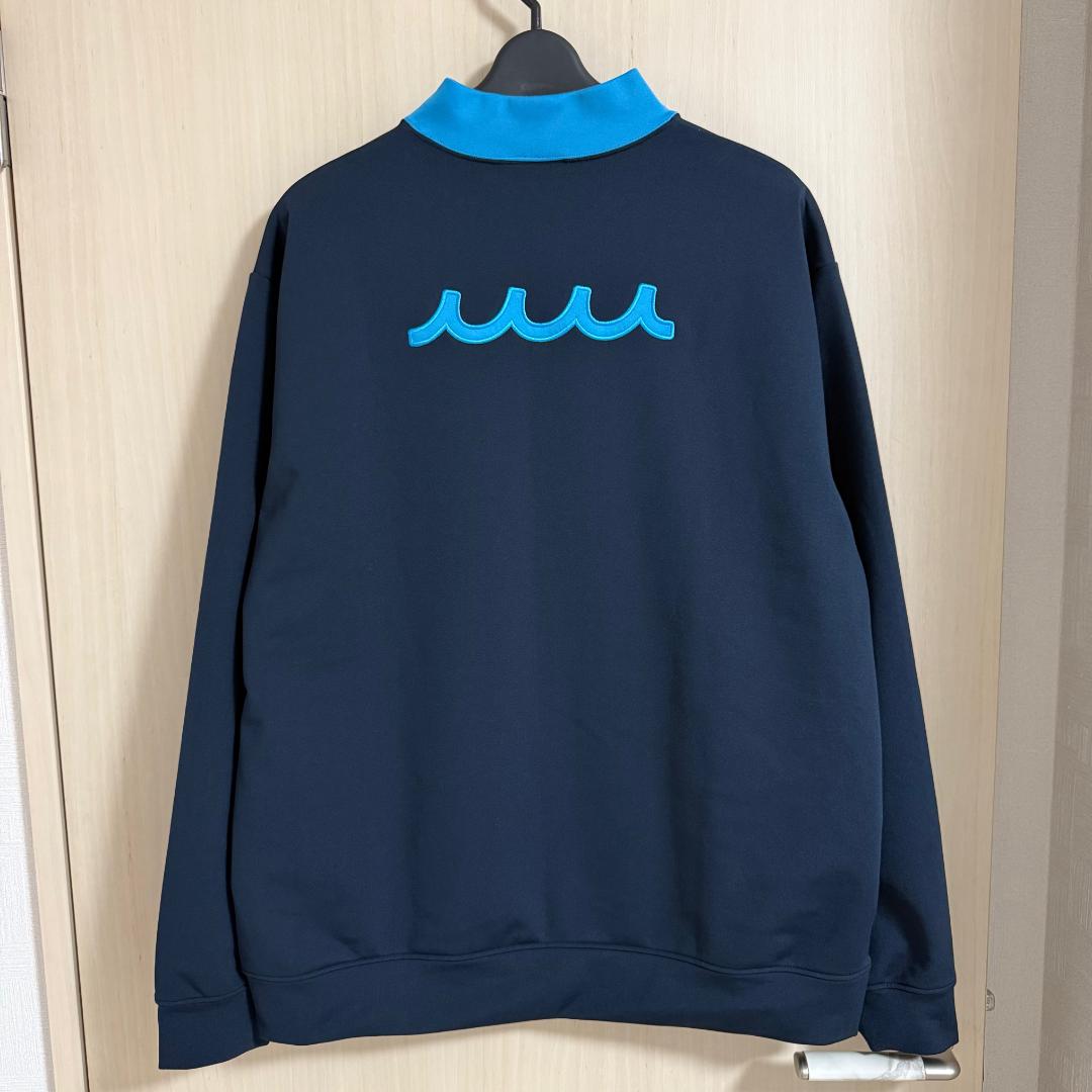 極美品 muta MARINE バイカラー モックネック プルオーバー