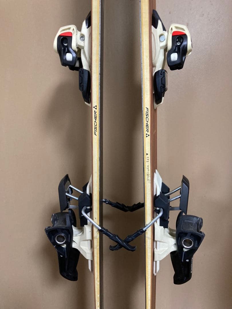 FISCHER スキー板 ワテア101 木目調 /MARKERバインディング付き