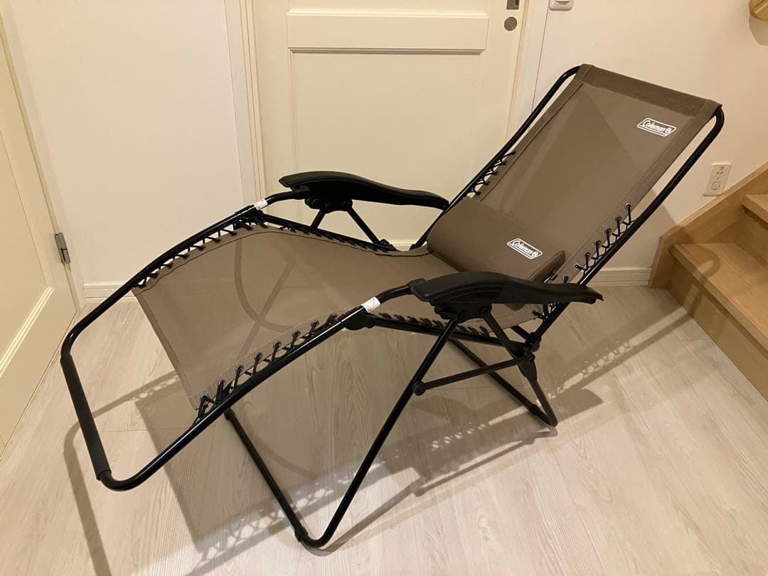 Coleman リクライニングチェア ブラウン