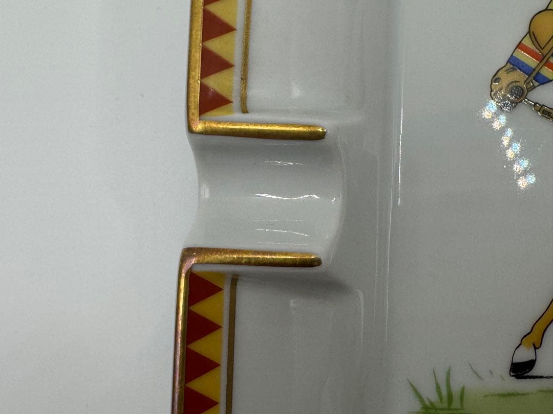 エルメス　HERMES　ビンテージ　灰皿　アッシュトレイ