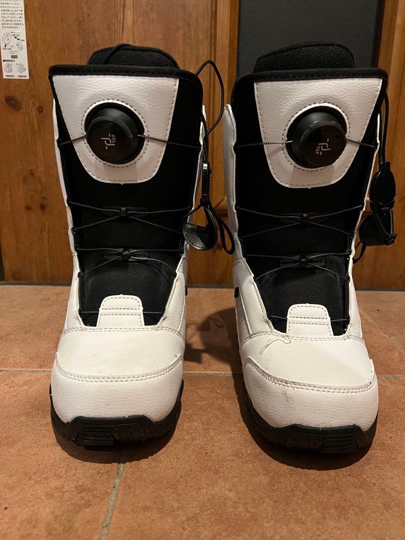 kissmark 25cm ホワイト スノーボードブーツ ボアシステム