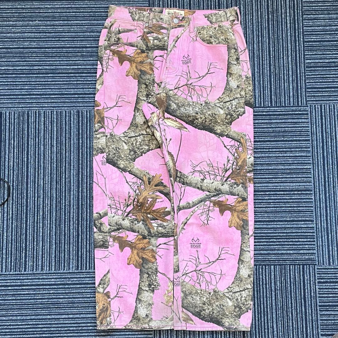 パンツ STUSSY Pink Real-tree Camo Pants BIG OL