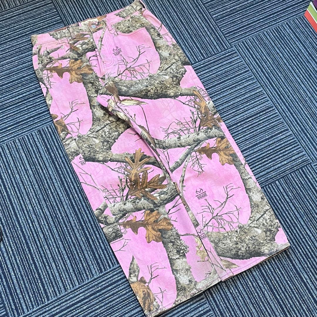 パンツ STUSSY Pink Real-tree Camo Pants BIG OL