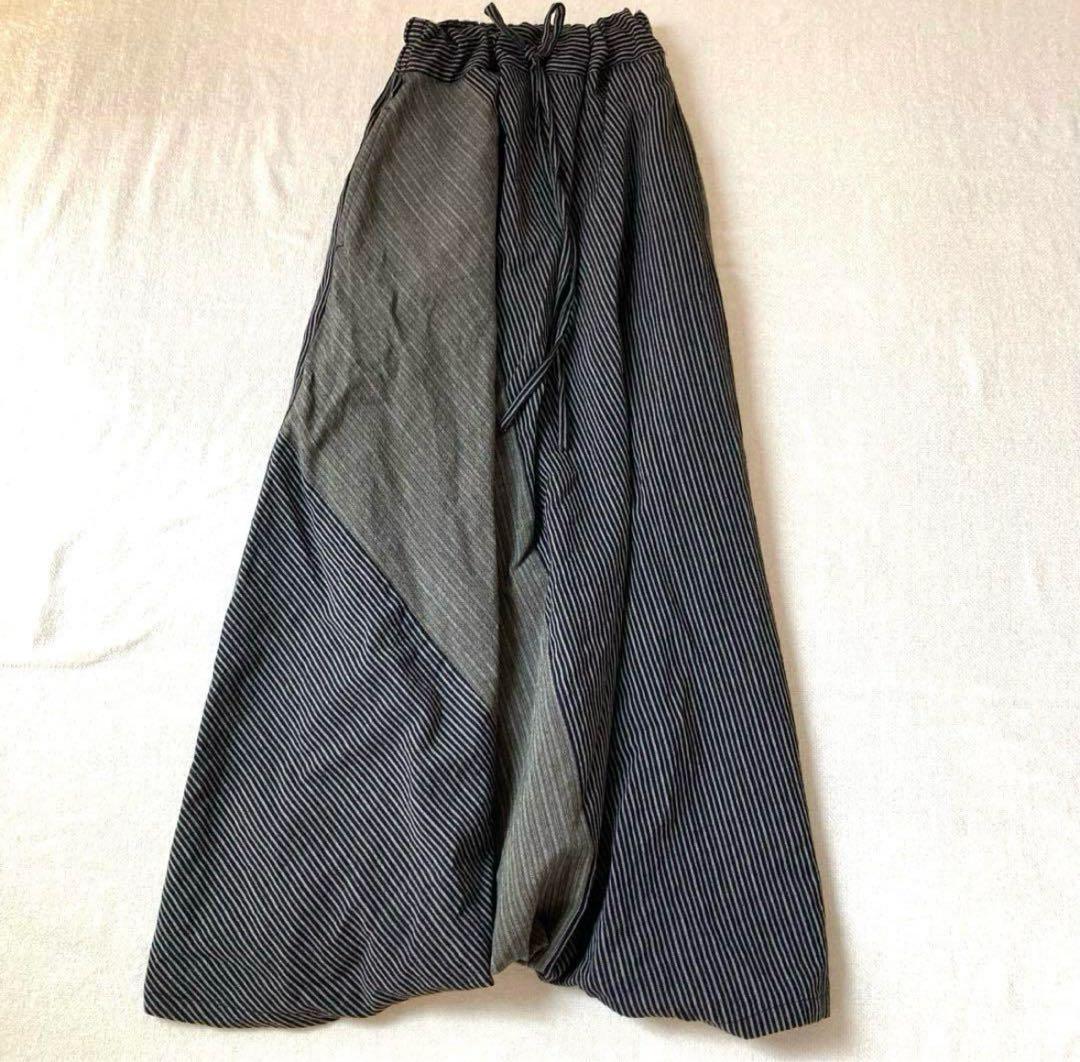 SOUSOU 富士　暖かウール100% サルエルパンツ　L 男女兼用　最終値下げ