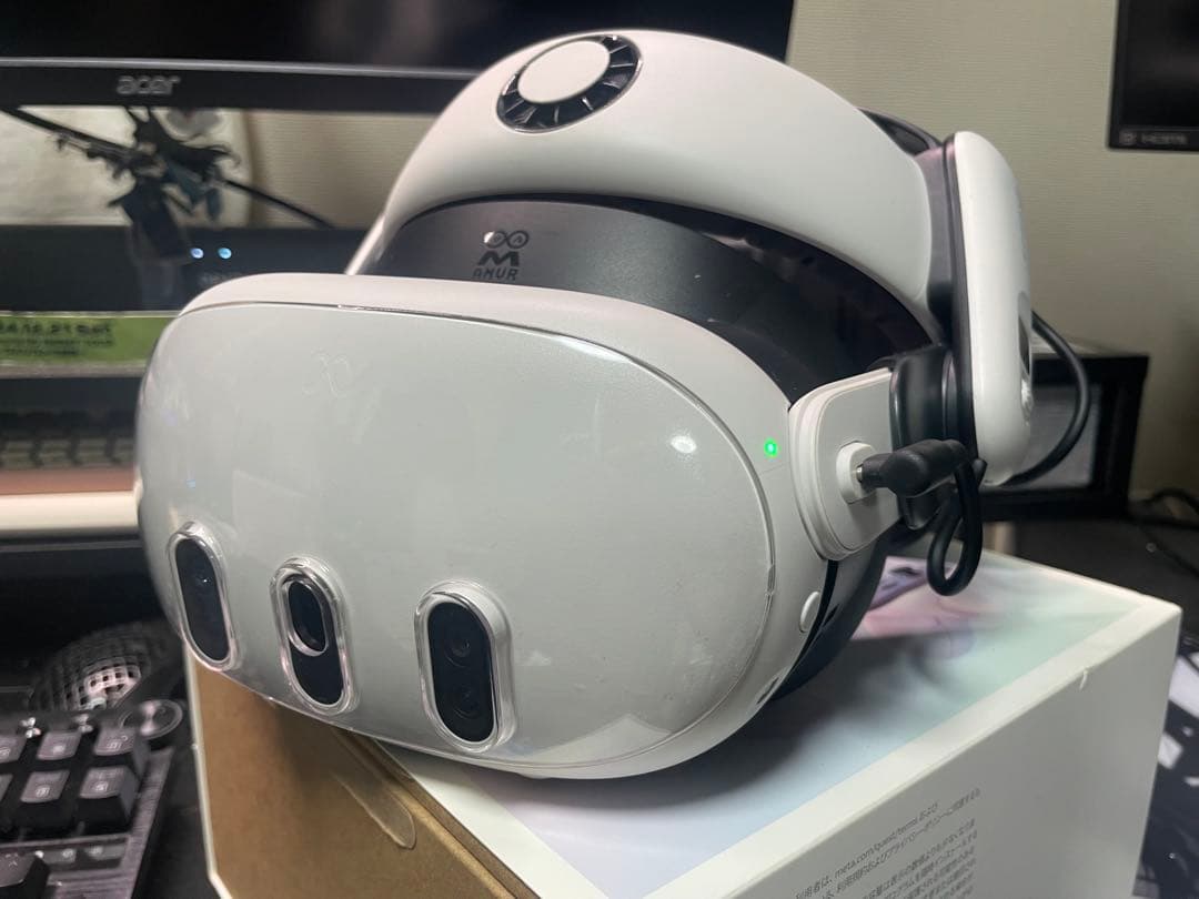  Quest 3 512gb+BOBOVR S3 pro+充電器ドック