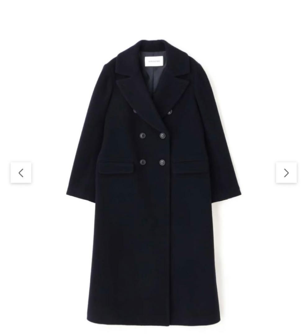 ナチュラルビューティーベーシック　ダブルチェスターモッサコート