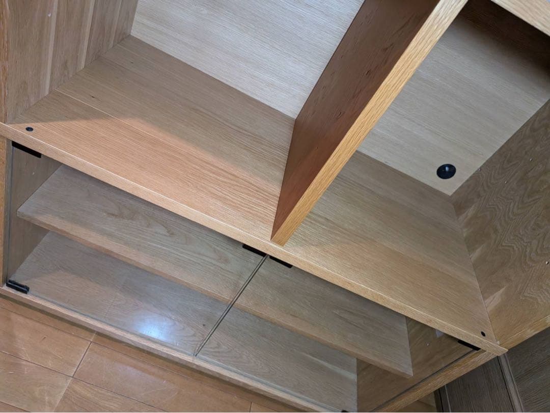 ■送料込■無印良品 スタッキングキャビネット Dセット オーク 棚 TV台 収納