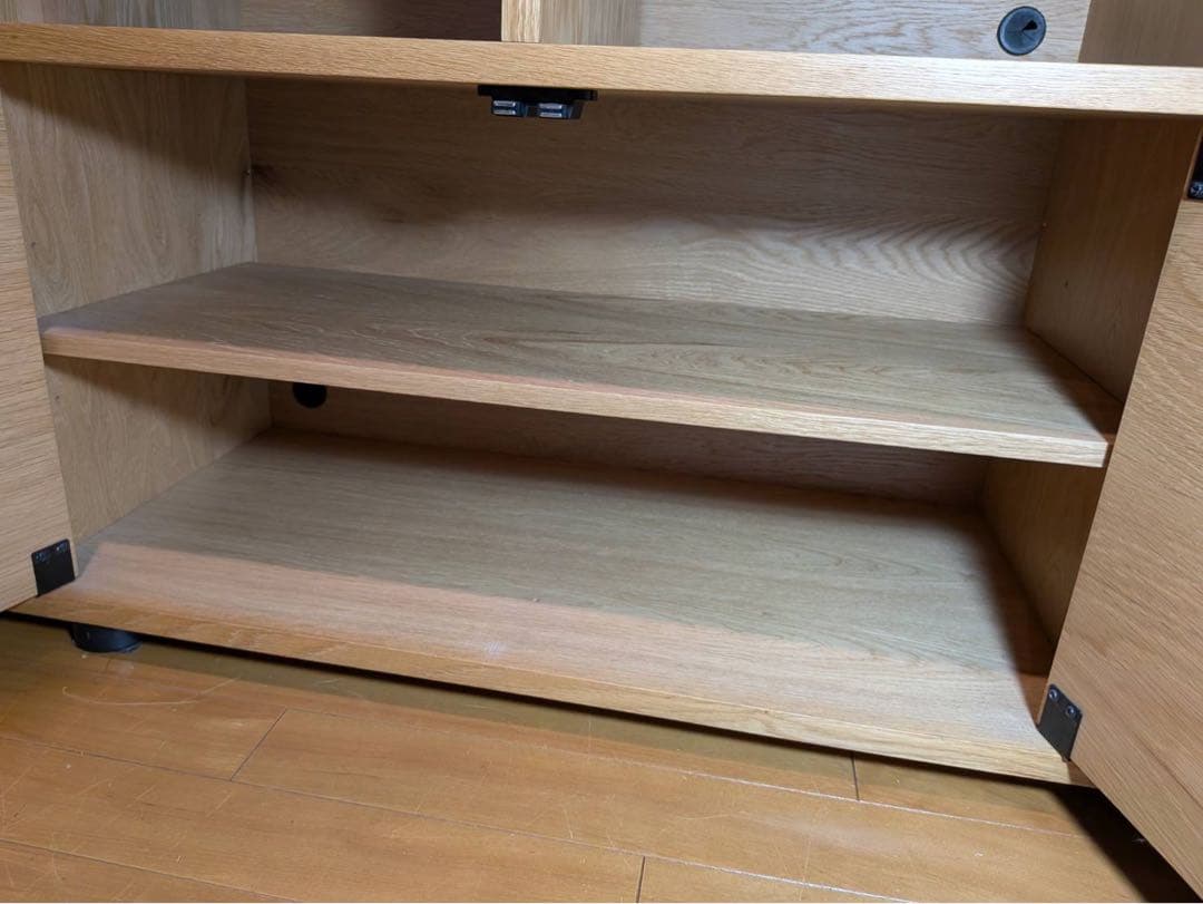 ■送料込■無印良品 スタッキングキャビネット Dセット オーク 棚 TV台 収納