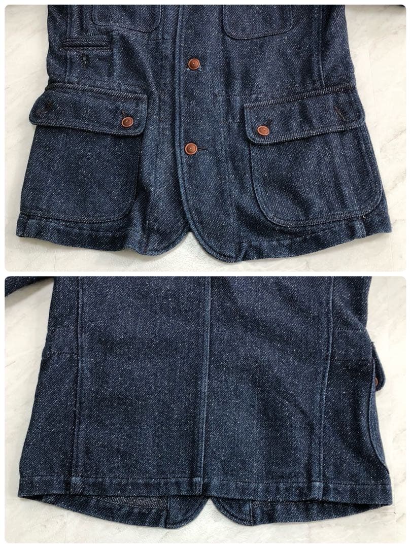 【美品】 ダルチザン ミスターフィールドジャケット インディゴ 38