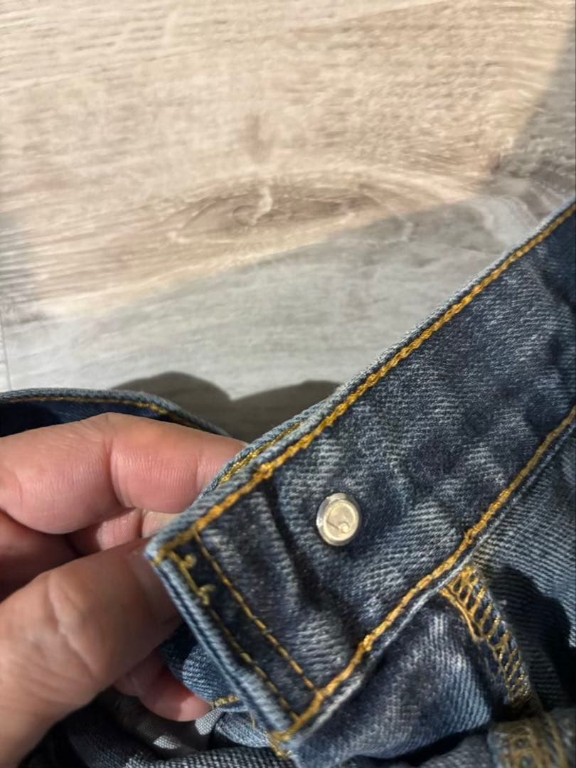 スパム　359 Carhartt ダブルニー デニムB06 フェード極上