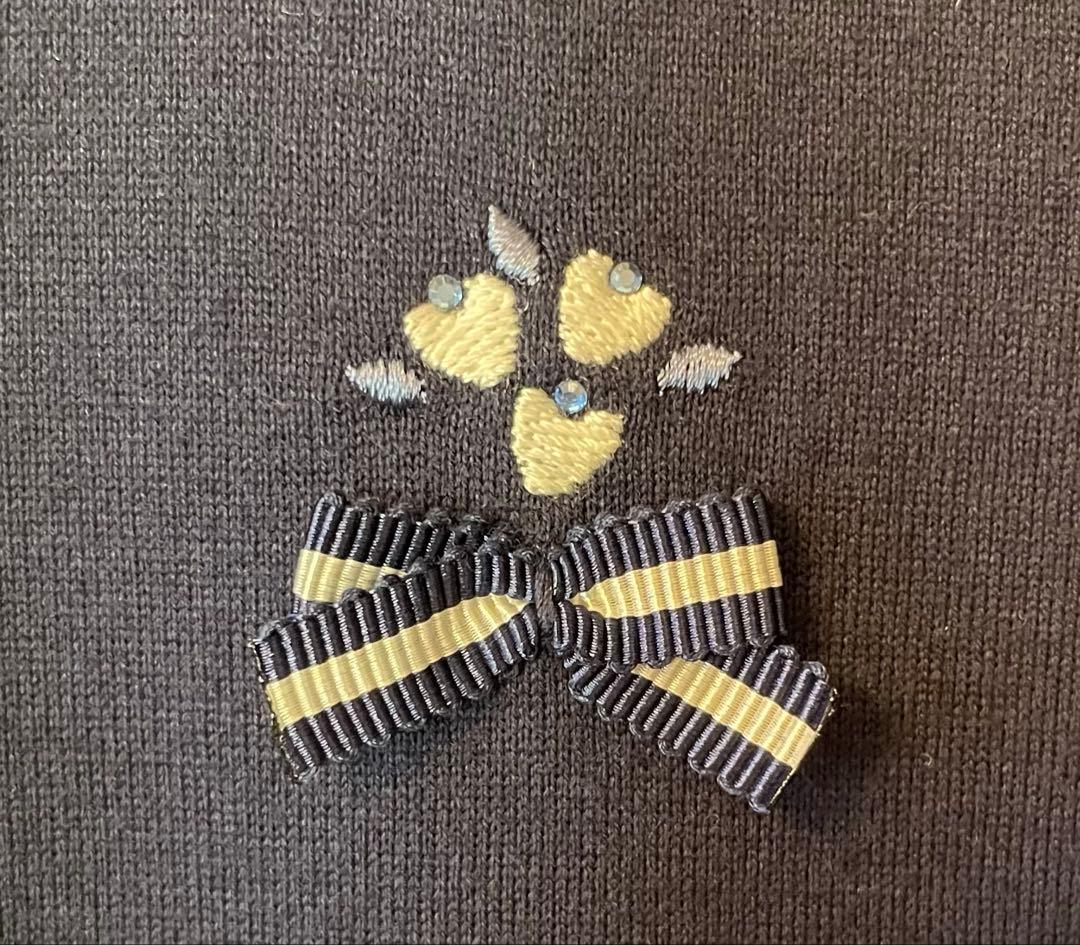 【新品未使用】familiar ネイビー 半袖ワンピース160