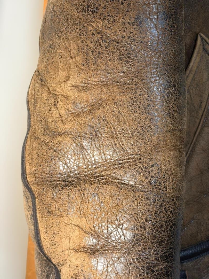 R*u様 AVIREX B-3 90s風フライトジャケット 迫力ボア 渋カッコい