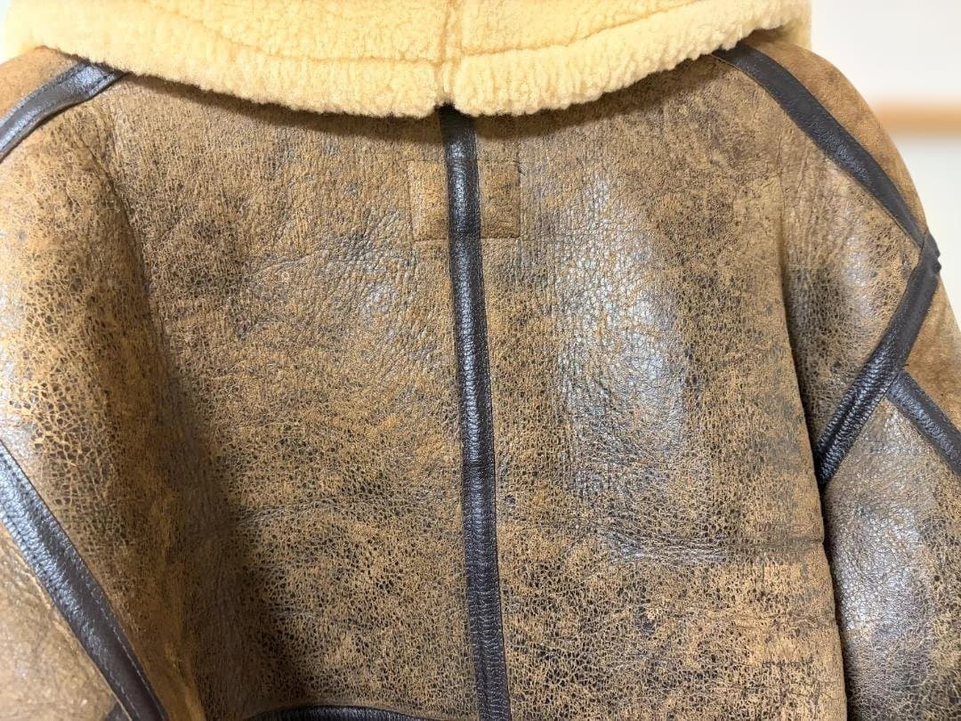 R*u様 AVIREX B-3 90s風フライトジャケット 迫力ボア 渋カッコい