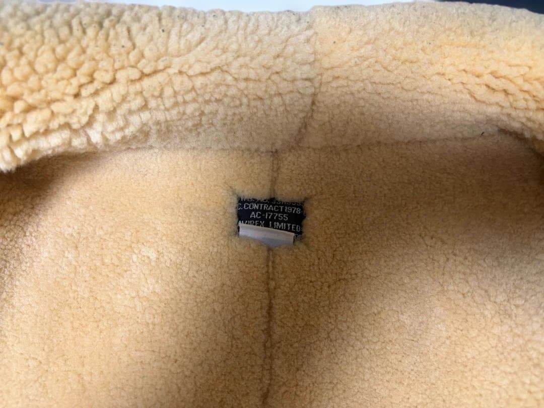 R*u様 AVIREX B-3 90s風フライトジャケット 迫力ボア 渋カッコい