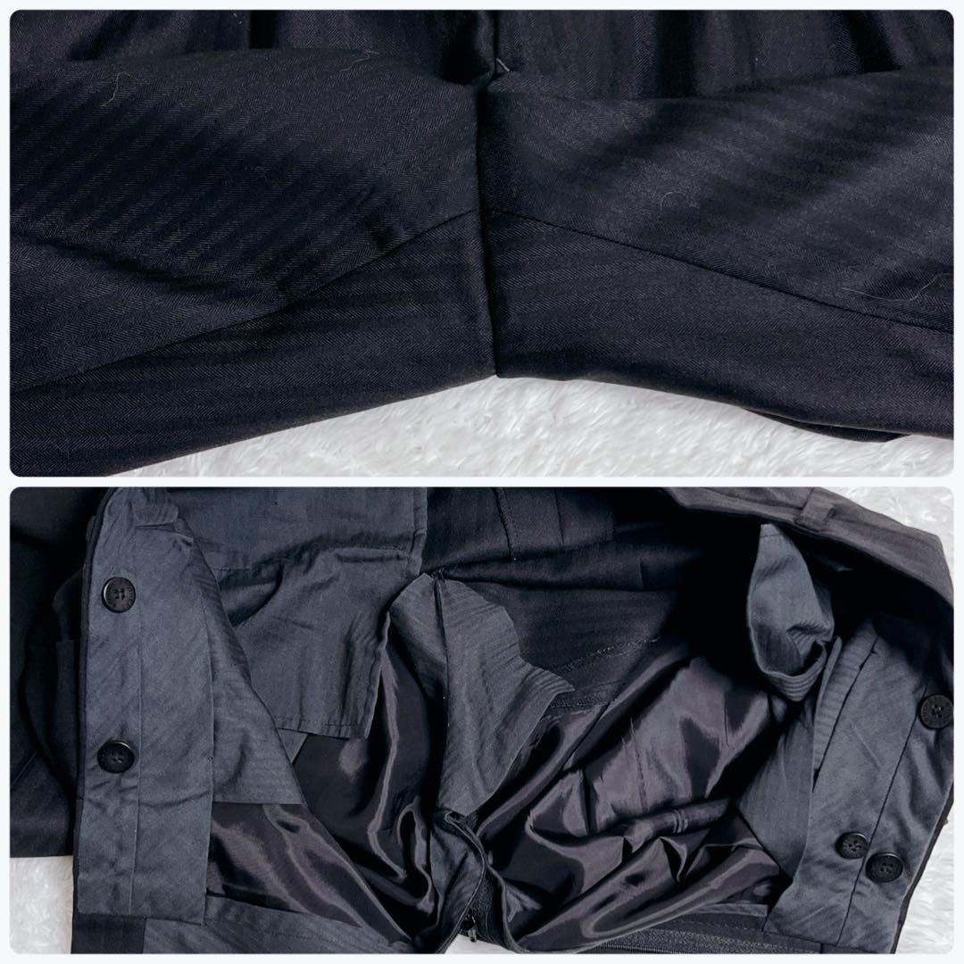 ブルックスブラザーズ スーツ カシミヤ混 ブラック XL オーダーメイド