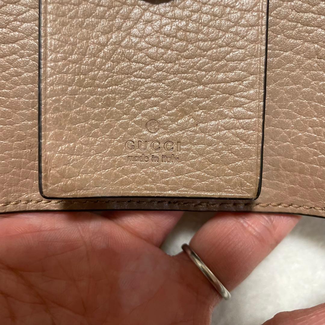 美品　GUCCI キーケース　GG マーモント　スプリーム　PVCレザー 6連