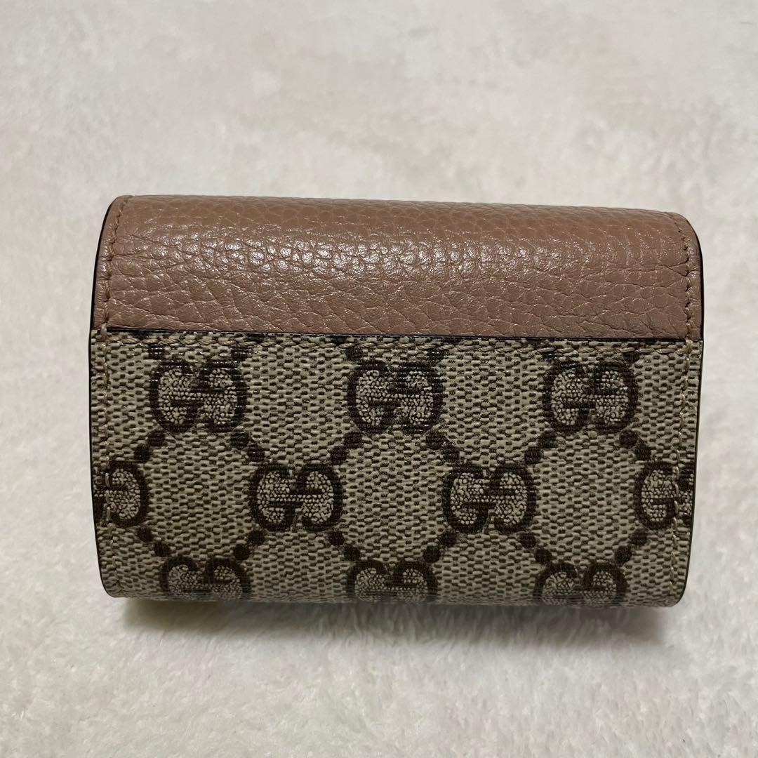 美品　GUCCI キーケース　GG マーモント　スプリーム　PVCレザー 6連
