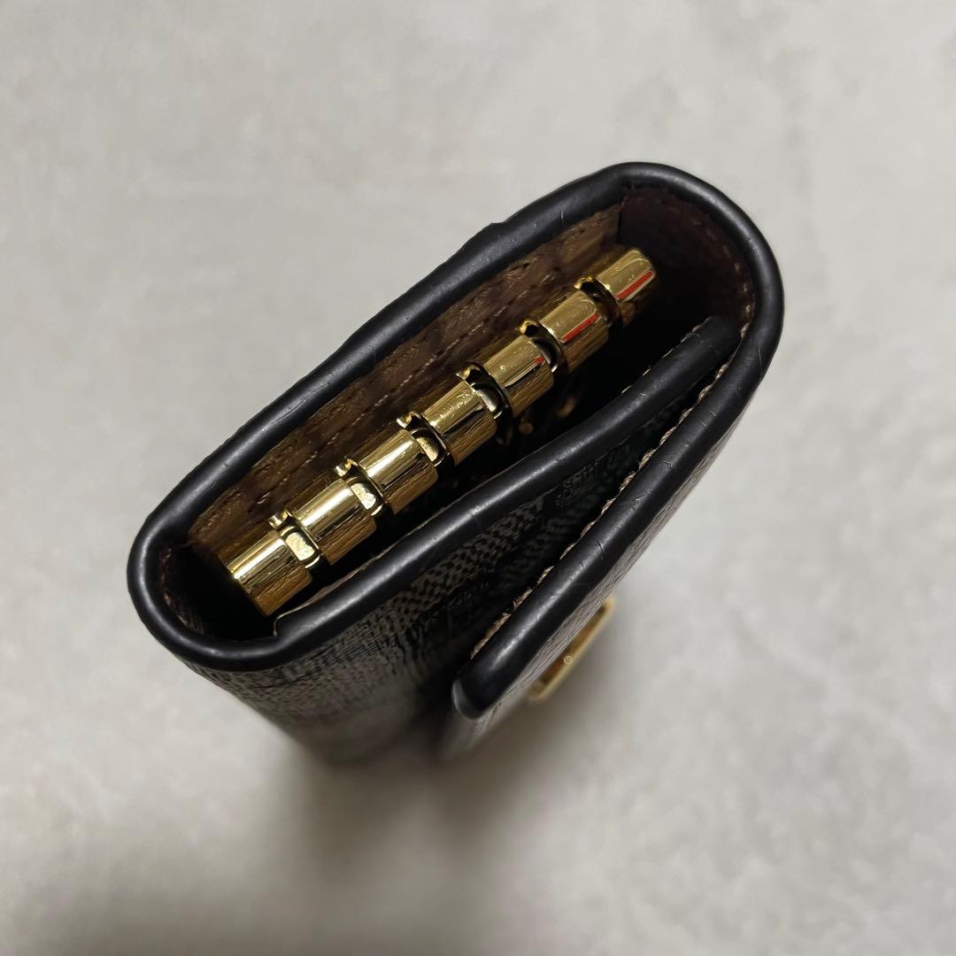 美品　GUCCI キーケース　GG マーモント　スプリーム　PVCレザー 6連