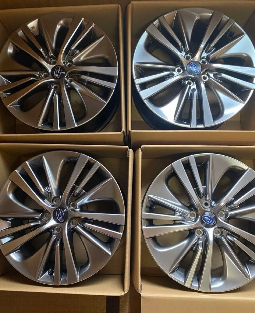 【2本セット】新車外し スバル レヴォーグ VN5 純正ホイール 18インチ①