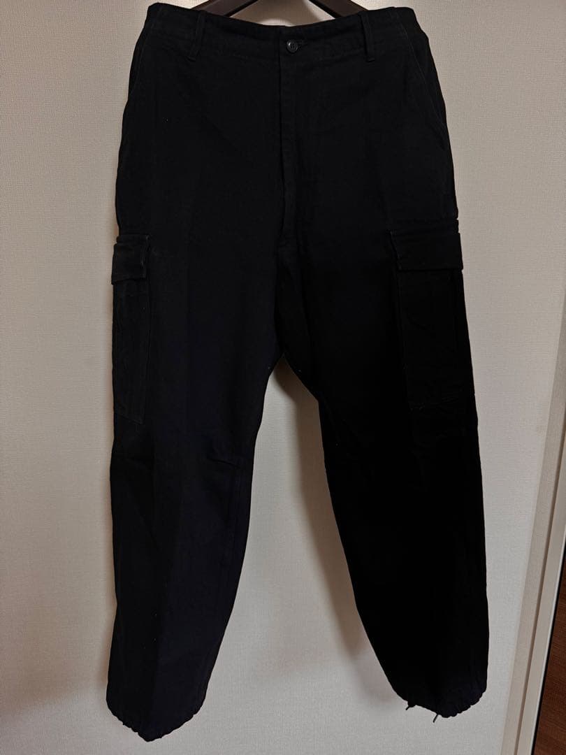 美品　COMOLI　ブラックデニム B.D.Uパンツ2