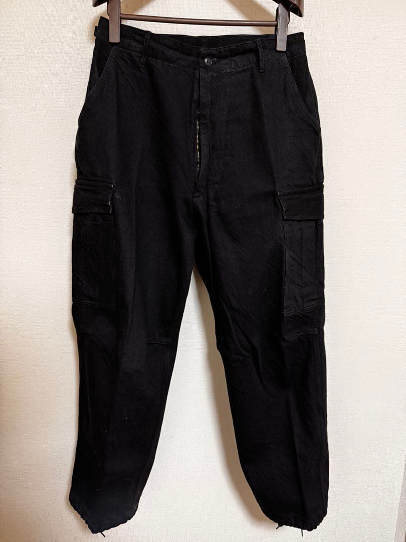 美品　COMOLI　ブラックデニム B.D.Uパンツ2