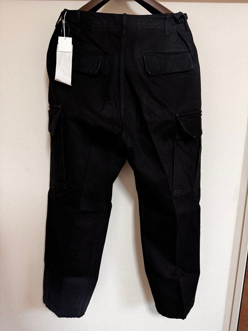 美品　COMOLI　ブラックデニム B.D.Uパンツ2