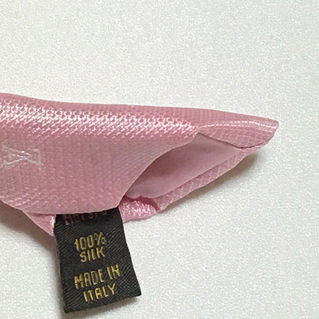 未使用級 ルイヴィトン Louis Vuitton ネクタイ ピンク LV柄