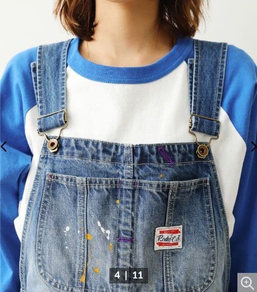 WEB限定完売品!! リペア ペイントオーバーオール