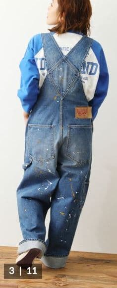 WEB限定完売品!! リペア ペイントオーバーオール