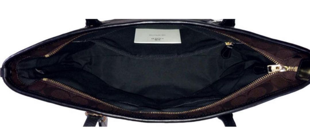 COACH コーチ シグネチャー トートバッグ ブラウン通勤通学に便利人気A4