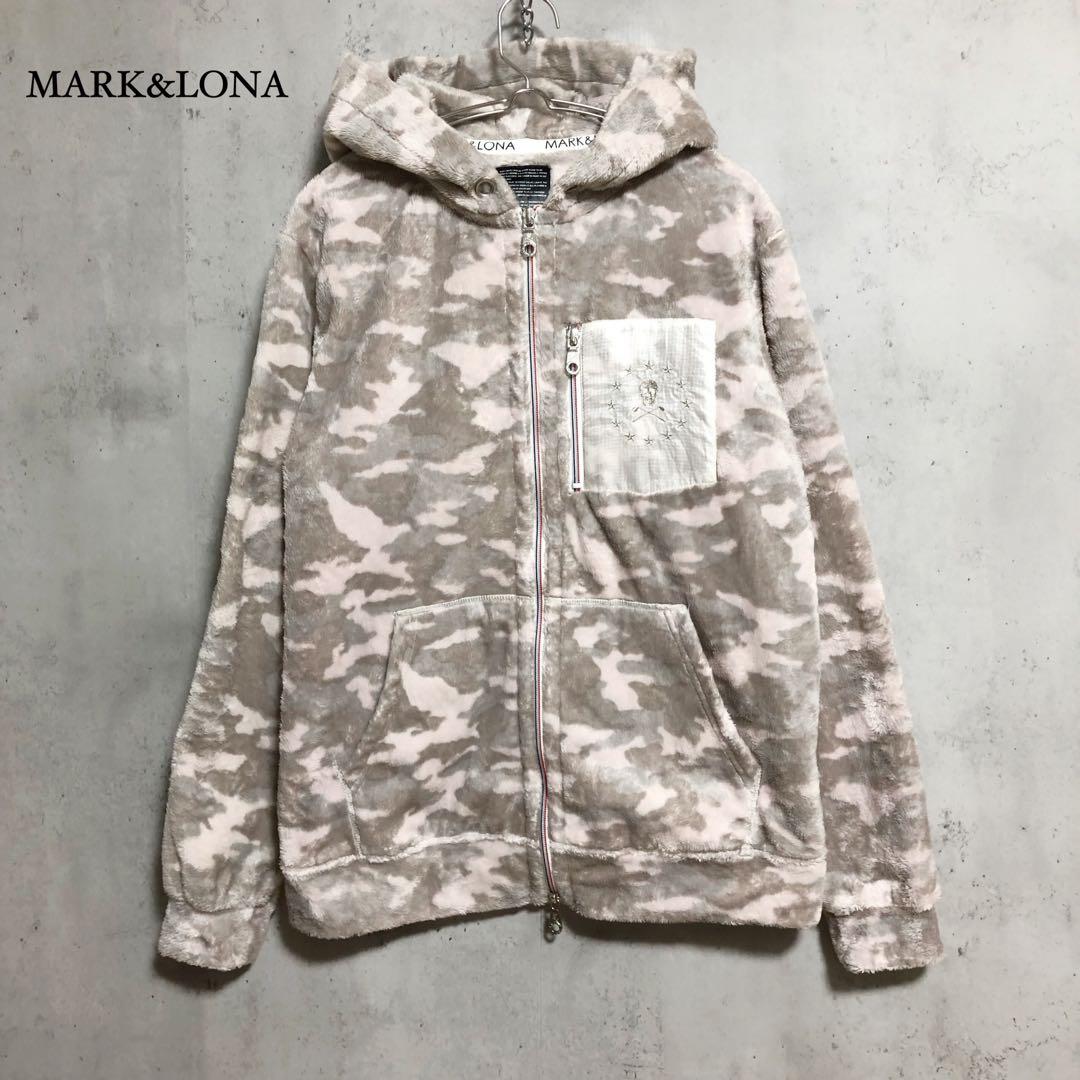MARK&LONA マークアンドロナ　ゴルフウエア フリースジップアップパーカー