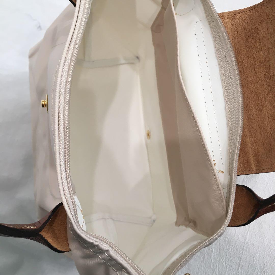 ロンシャン バッグ レディース トートバッグ アイボリー ル プリアージュ