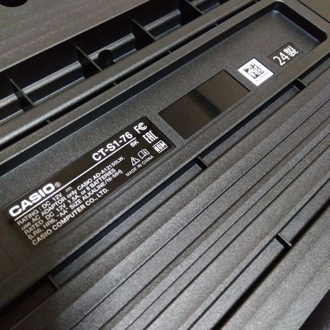CASIO Casiotone CT-S1-76BK 76鍵盤