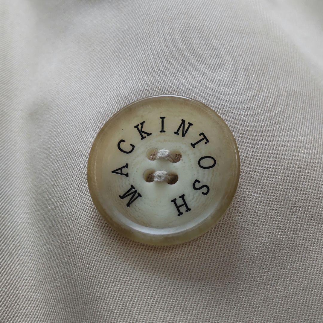 クリーニング済 マッキントッシュ ライナー付 ロングトレンチコート ベージュ38