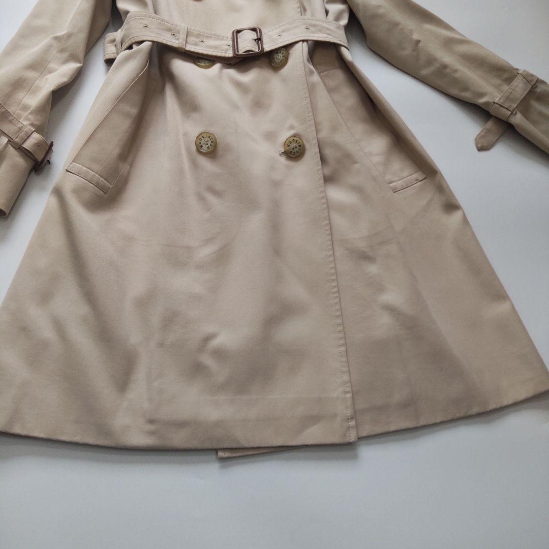 クリーニング済 マッキントッシュ ライナー付 ロングトレンチコート ベージュ38