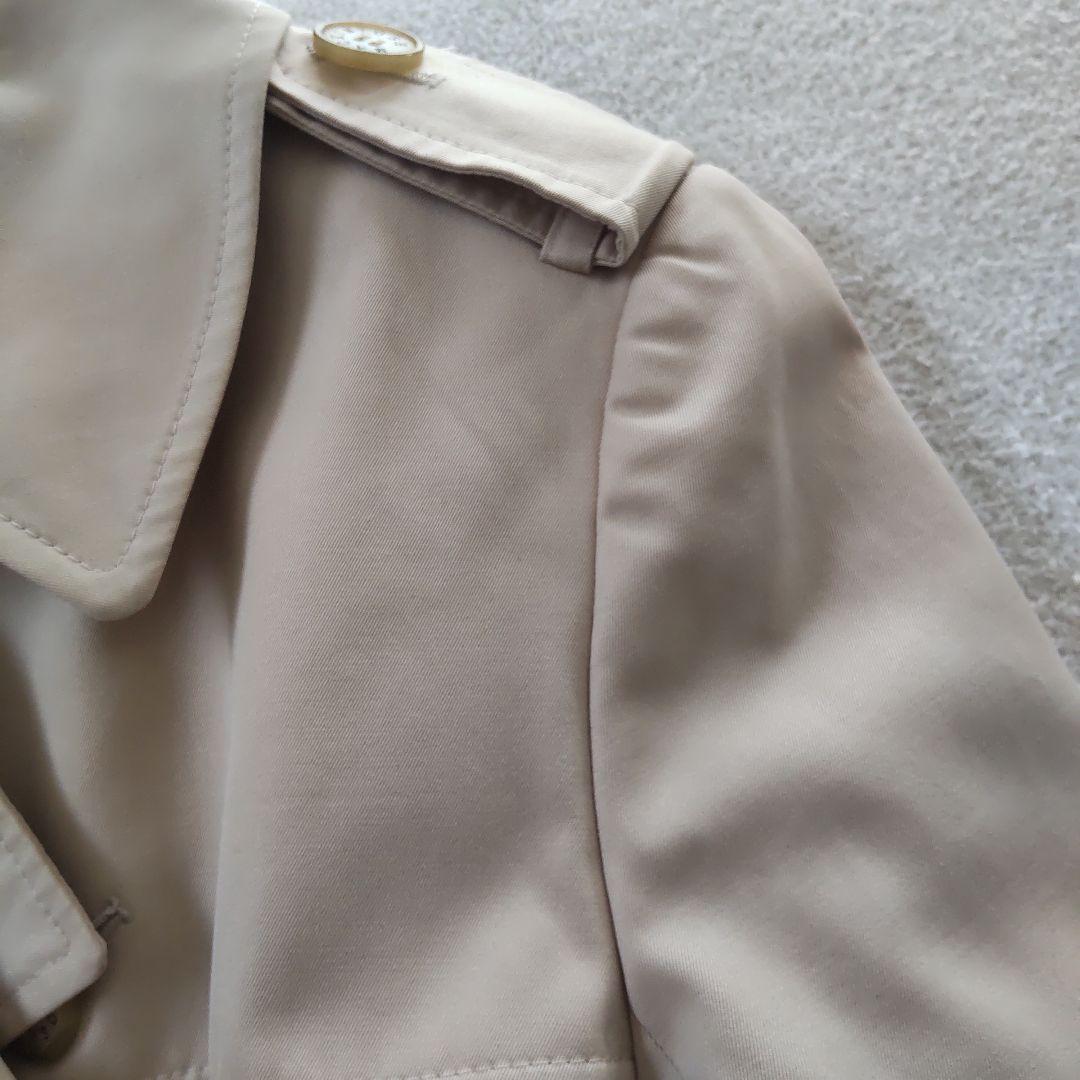 クリーニング済 マッキントッシュ ライナー付 ロングトレンチコート ベージュ38