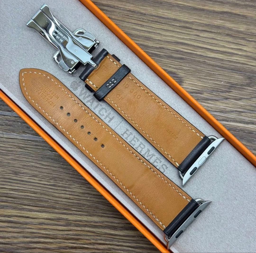 2248 Apple Watch エルメス　エベンヌ　ディプロイアントバックル