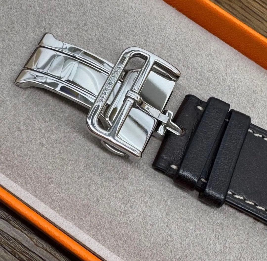 2248 Apple Watch エルメス　エベンヌ　ディプロイアントバックル