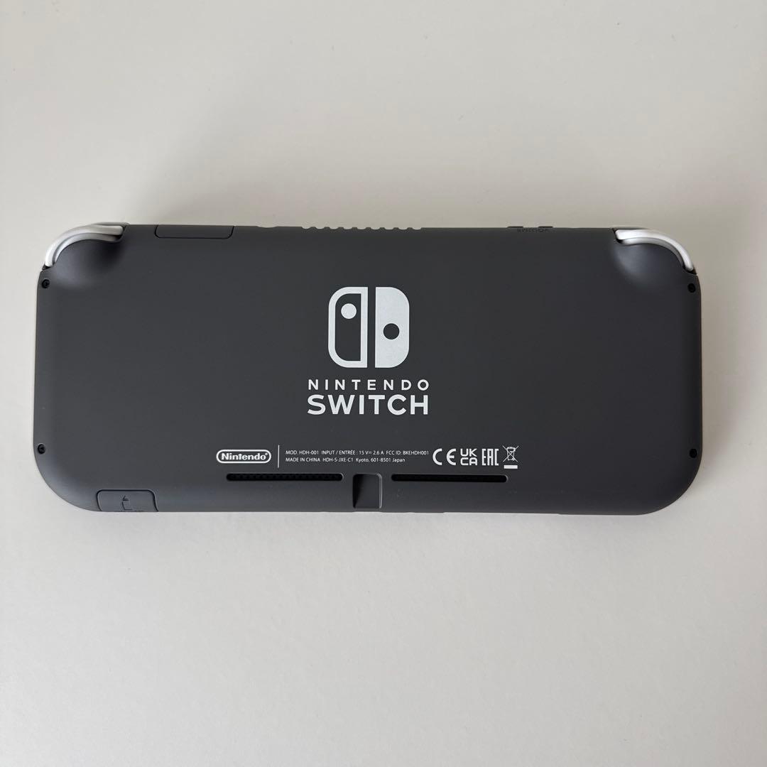 【極美品】Nintendo Switch Lite本体 グレー + ケース付