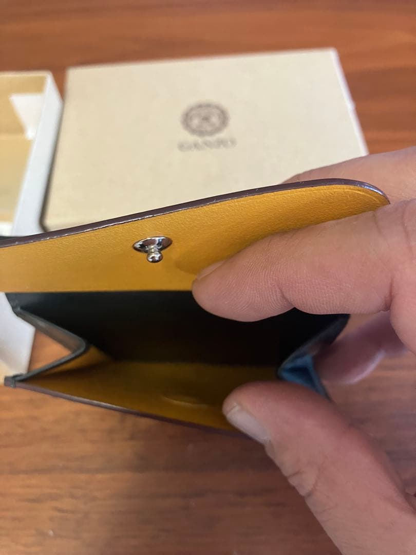 GANZO エイボン マネークリップ　グリーン