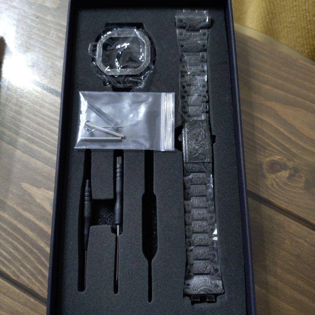 あお　　G-shock GMW-B5000用カスタムパーツ