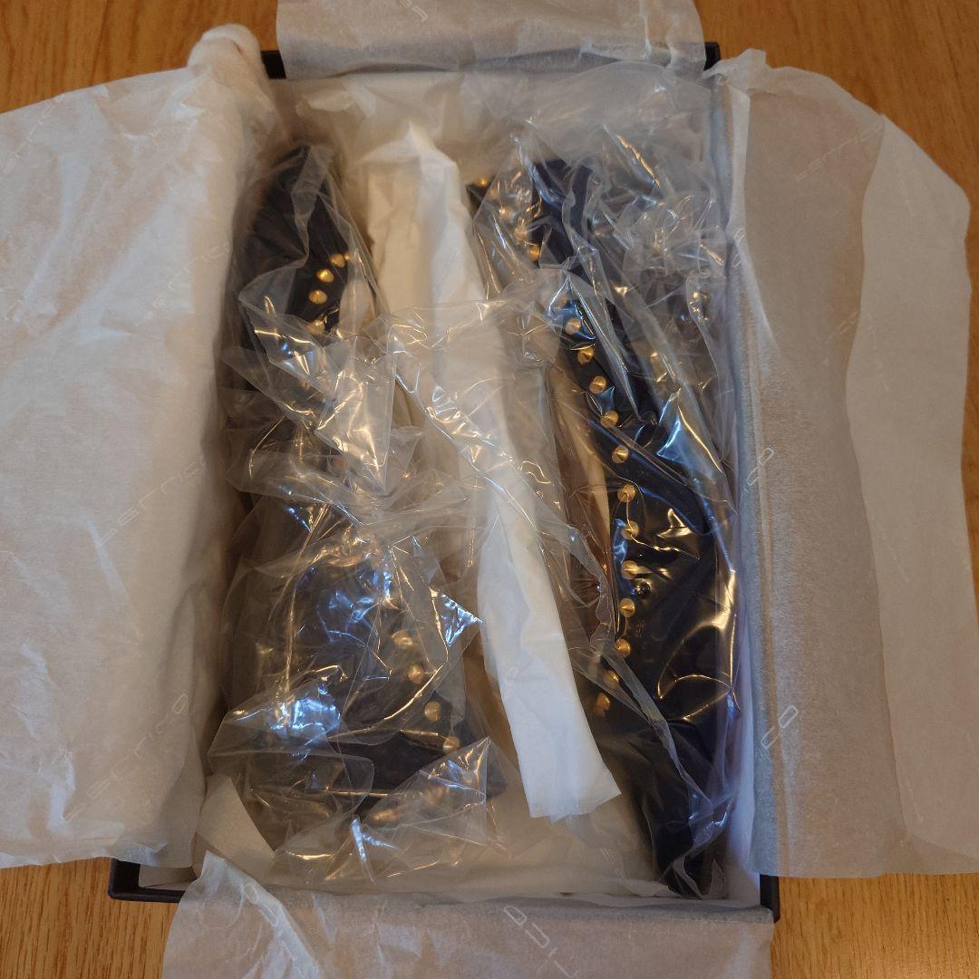 【未使用品】ペリーコ　ANIMA　 1.0cm　スタッズパンプス　NAVY